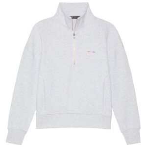 G/FORE Light Gray Quarter-Zip Women's Top